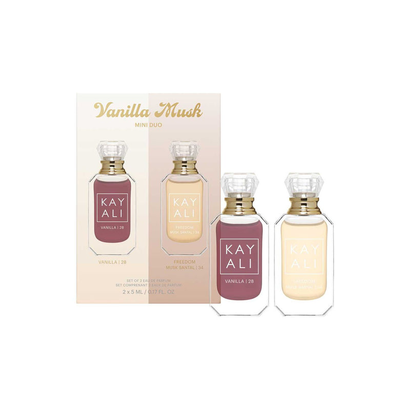 Kayali Vanilla Musk mini perfume duo set, imported from the UK