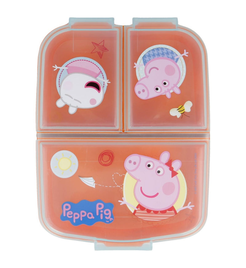Peppa Pig multi compartment sandwich box UK version