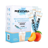 Revival Zero Sugar rehydration powder Peach Iced Tea, UK version