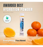 Revival Rapid Rehydration electrolyte powder sachet Orange Burst 6 pack - British product