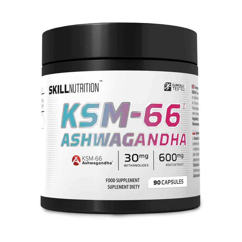 Skill Nutrition KSM-66 Ashwagandha vegan capsules 90s, UK version