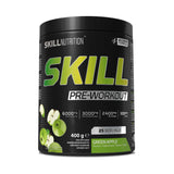 Skill Nutrition Pre Workout Powder Green Apple 400g, imported from the UK