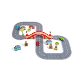 Bigjigs Figure of 8 Roadway 36-piece set, imported from the UK