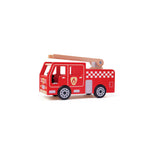 Bigjigs Toys wooden fire engine with swivel ladder, UK version