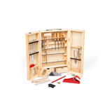 Bigjigs Toys Junior Wooden Tool Box 28 Tools - British product