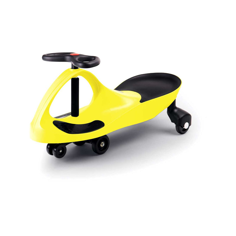 Didicar brilliant yellow wiggle ride-on car (British brand)