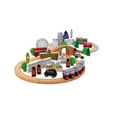 Tidlo wooden City of London train set with figure of eight track, imported from the UK