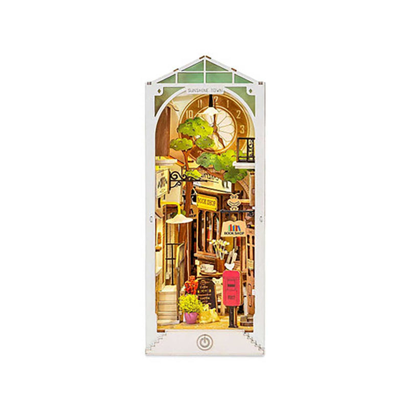 Menkind Sunshine Town book nook DIY kit 3D wooden puzzle (British brand)