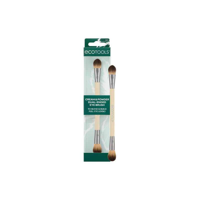 Ecotools dual ended cream and powder brush with bamboo handle (British brand)