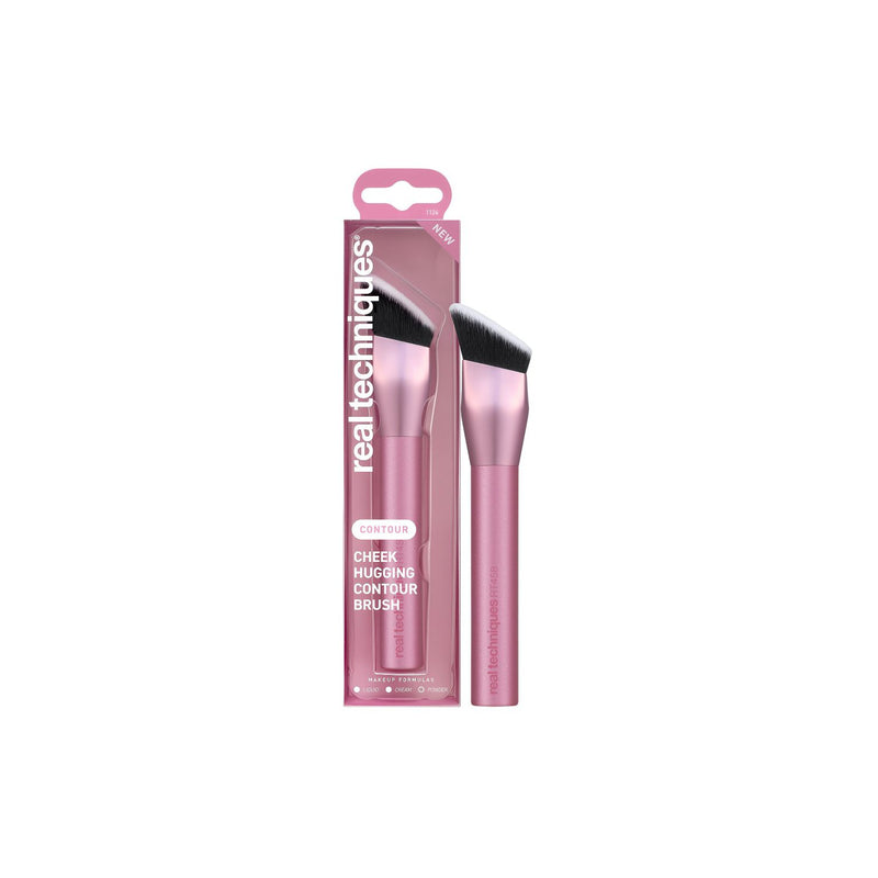 Real Techniques Cheek Hugging Contour Brush with UltraPlush bristles (British brand)