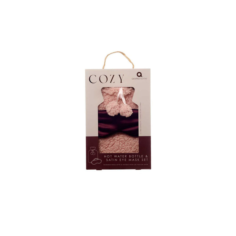 Aroma Home Pink Teddy hot bottle set 2L, imported from the UK