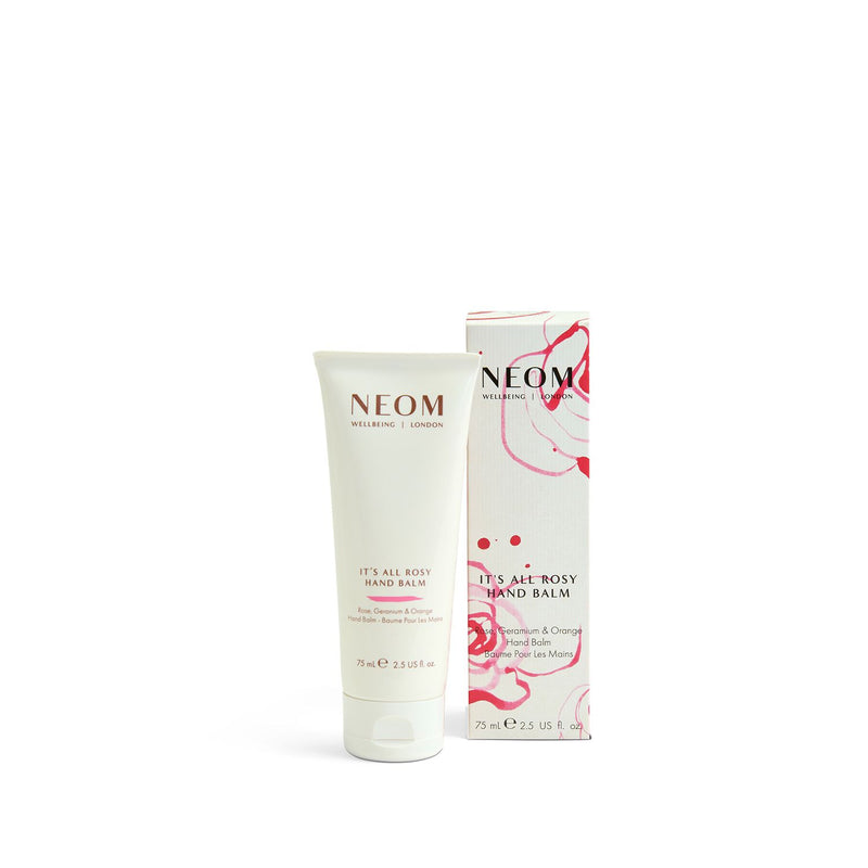 Neom It's All Rosy hand balm 75ml, imported from the UK
