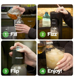 Drinkmate Omnifizz carbonator with 2 CO2 cylinders - British product