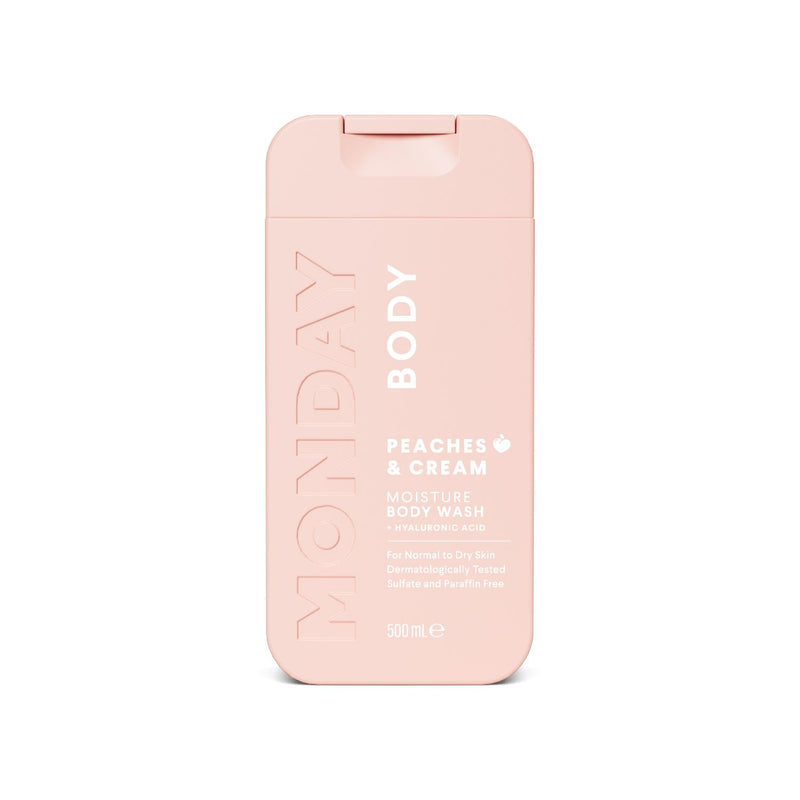 MONDAY body wash Peaches & Cream 500ml - British product