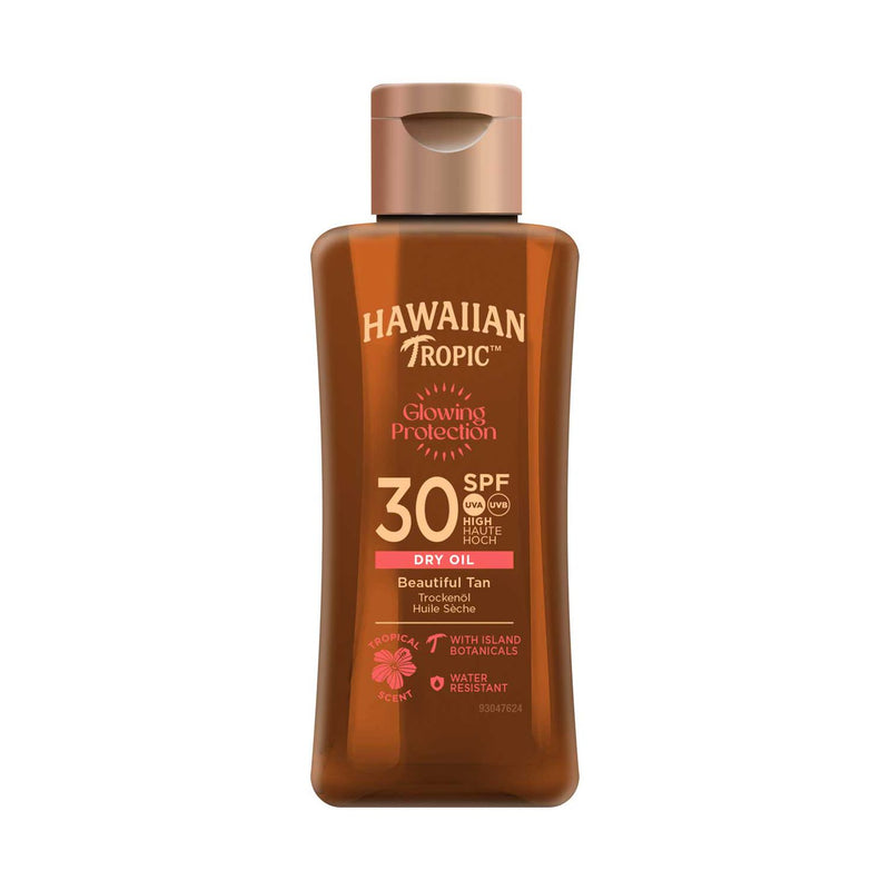 Hawaiian Tropic Glowing Protection Oil SPF30 75ml, UK version