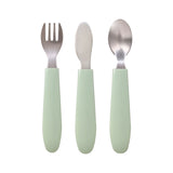 Boots baby stainless steel cutlery set, UK version