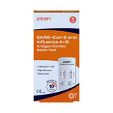 2San rapid test pack for Covid-19 and Flu A/B, UK version