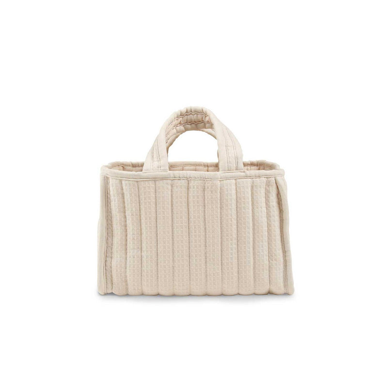 CuddleCo Nappy Caddy Cashmere Waffle, imported from the UK