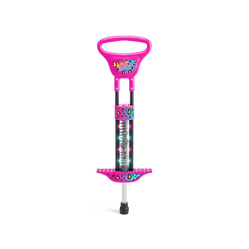Xootz Wild Rider LED pogo stick pink - British product