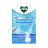 Vicks Vapo Shower tablets menthol camphor 5 tablets - British product