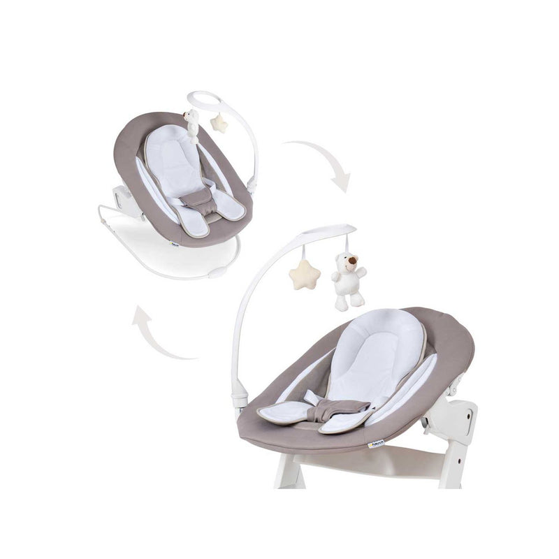 Hauck Alpha Bouncer Deluxe Sand baby bouncer, UK version