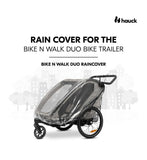 Hauck Bike N Walk Duo rain cover, imported from the UK