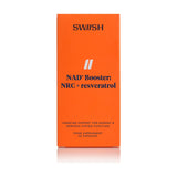 SWIISH NAD+ Booster NRC Resveratrol capsules 30 count, imported from the UK