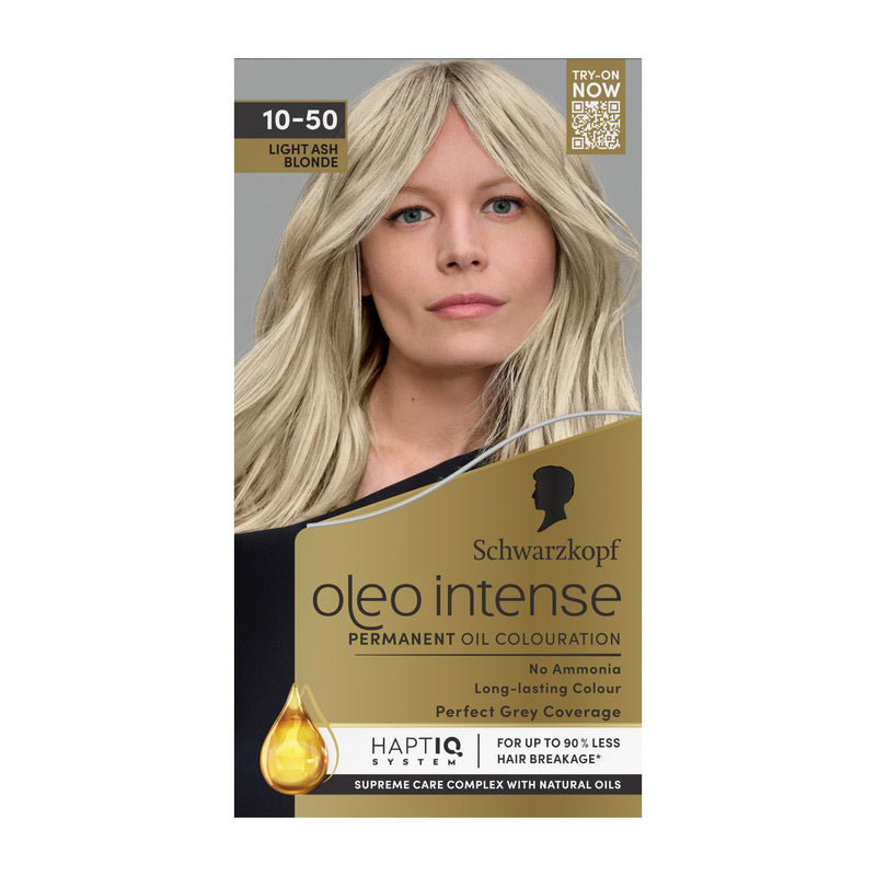 Schwarzkopf Oleo Intense permanent hair dye light ash blonde, UK version