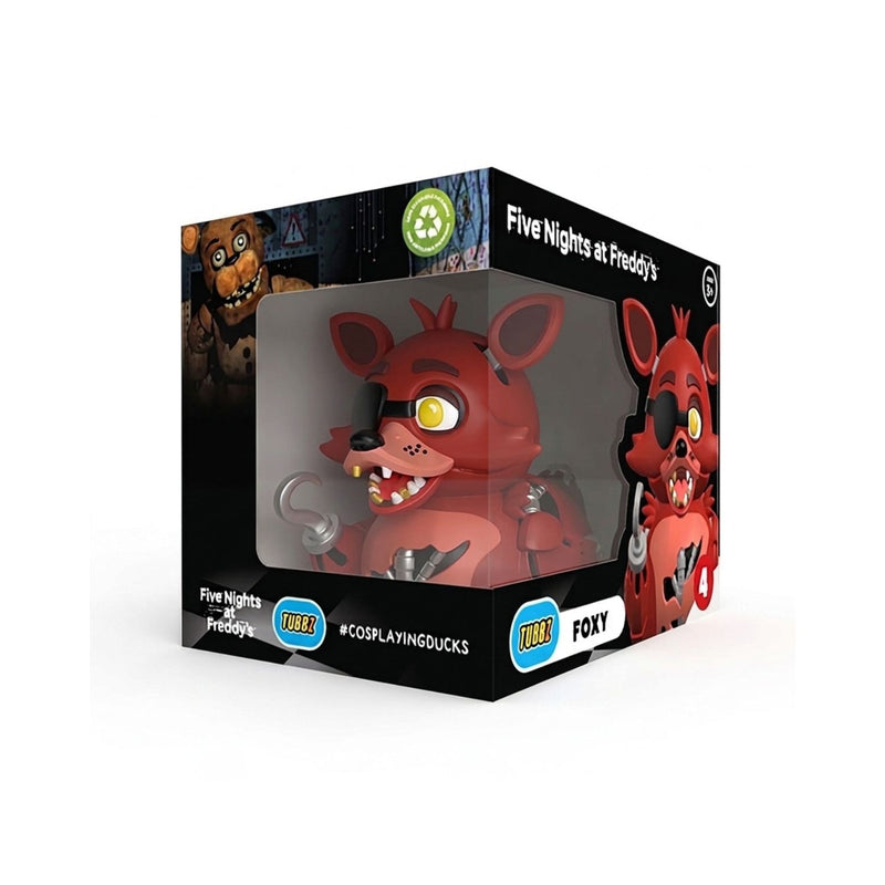 Tubbz boxed Foxy collectible duck from Five Nights at Freddy's, imported from the UK