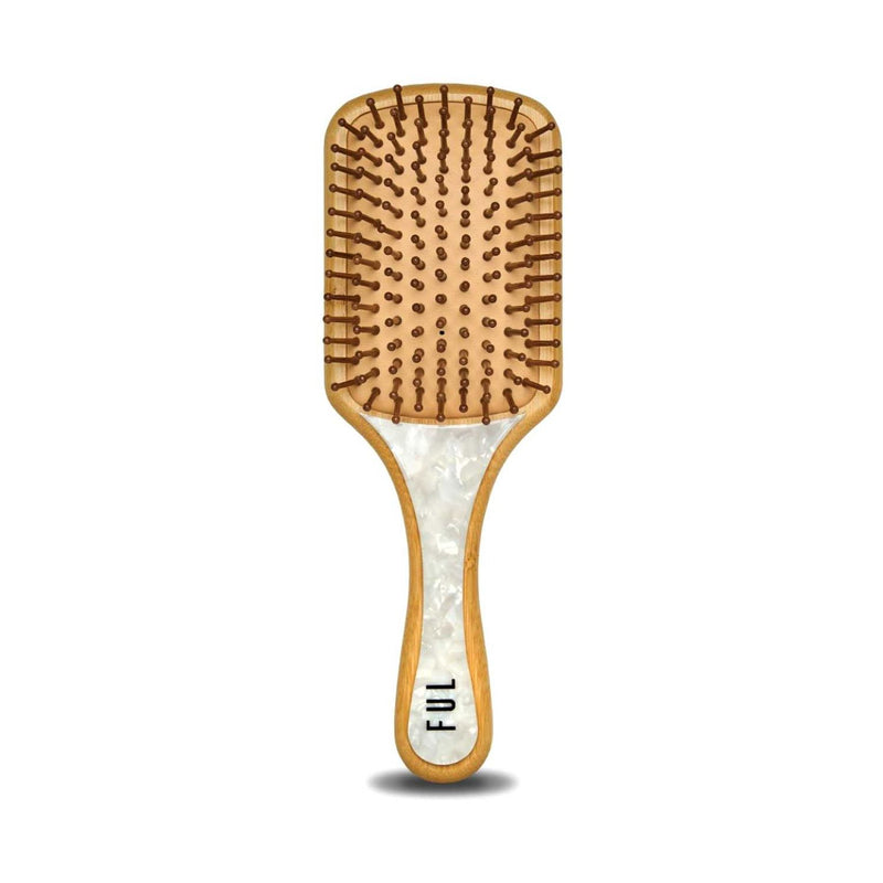 FUL bamboo hair brush with natural bristles, UK version
