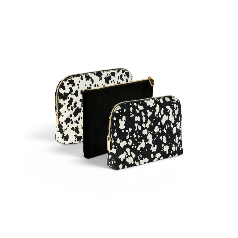 Boots dotty wash bag trio of 3 sizes, imported from the UK