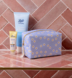 Boots Square Daisy Blue toiletry bag - British product