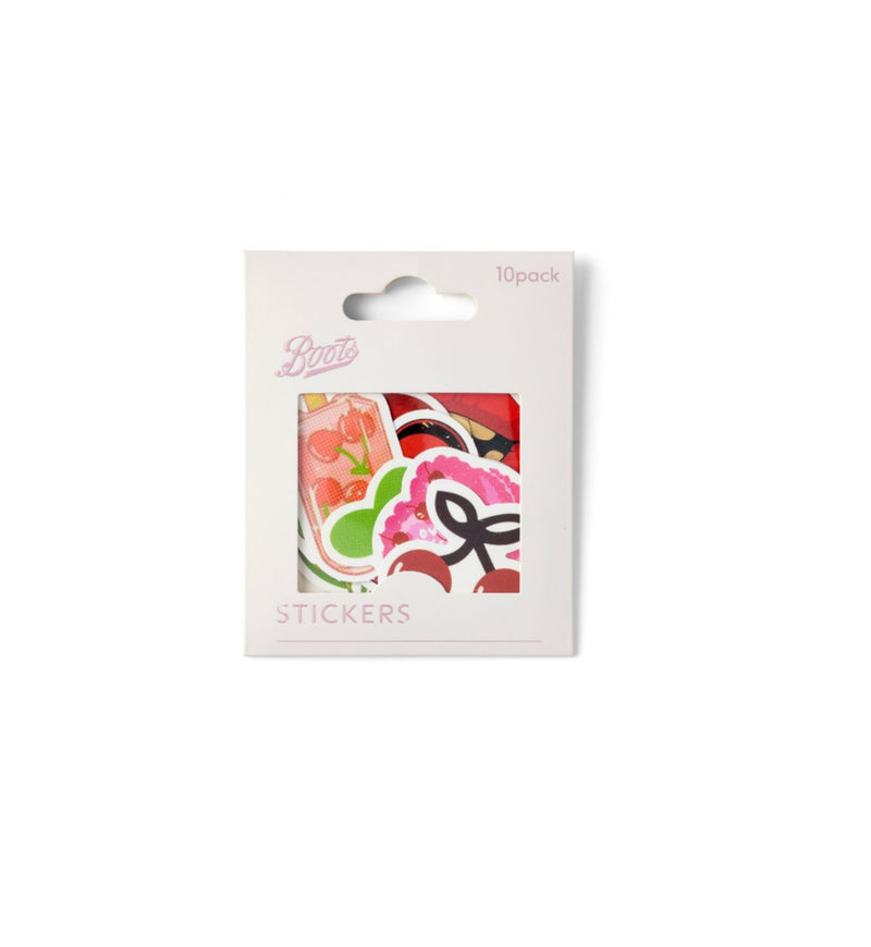 Boots Cherry Stickers pack of 10 - British product
