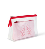 Boots duo toiletry bag with shrimp print - British product