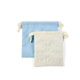 Boots duo drawstring bag in daisy blue - British product