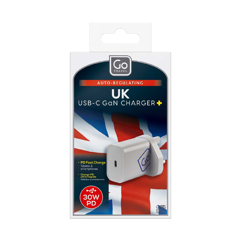 Go Travel GaN charger 30W Power Delivery (British brand)