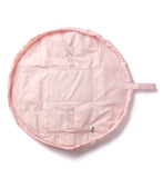 The Flat Lay Co drawstring makeup bag sweet pink hearts, UK version