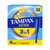 Tampax Pearl Regular tampons with applicator 22 count - British product