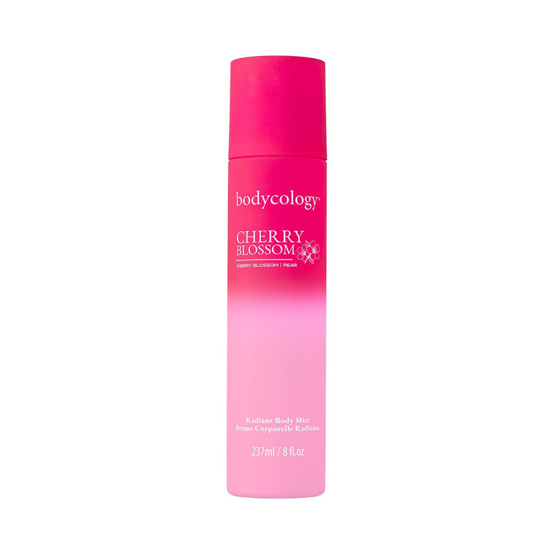 Bodycology cherry blossom radiant body mist 237ml, imported from the UK