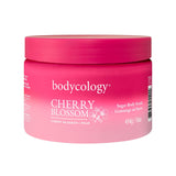 Bodycology exfoliating sugar body scrub cherry blossom 454g, imported from the UK