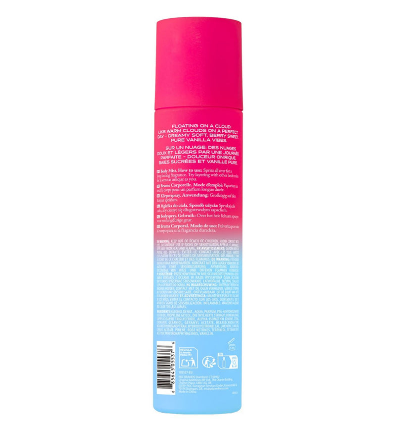 Bodycology body mist Floating On A Cloud 237ml, imported from the UK