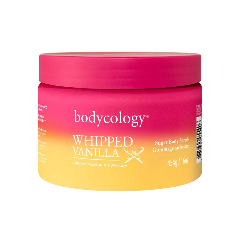 Bodycology Whipped Vanilla Exfoliating Sugar Body Scrub 454g - British product