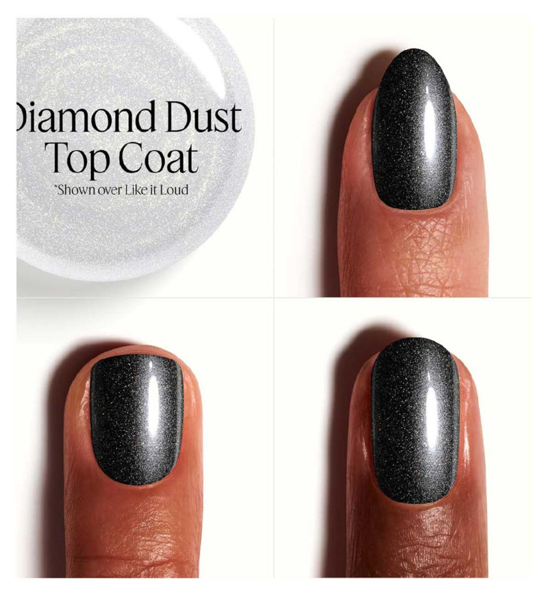 Maybelline Sky High mascara and Essie Diamond Dust top coat, UK version