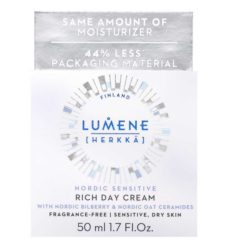 LUMENE rich day cream for sensitive skin 50ml, imported from the UK