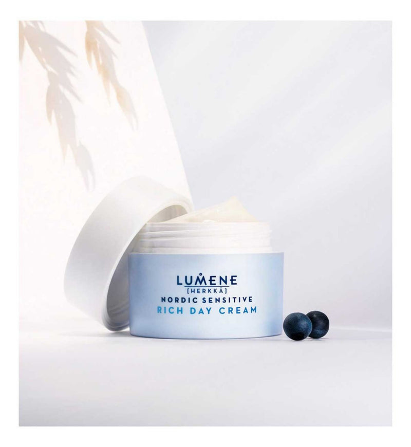 LUMENE rich day cream for sensitive skin 50ml, imported from the UK