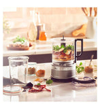 KitchenAid Mini Food Processor Contour Silver 830ml, imported from the UK