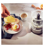 KitchenAid Mini Food Processor Contour Silver 830ml, imported from the UK
