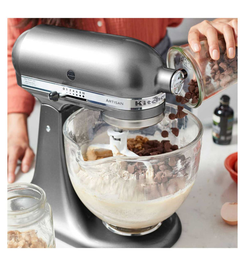 KitchenAid 125 Artisan stand mixer in Contour Silver - British product