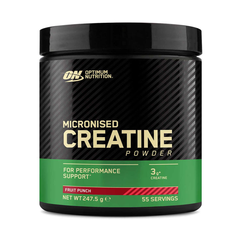 Optimum Nutrition creatine monohydrate fruit punch powder 247.5g (British brand)