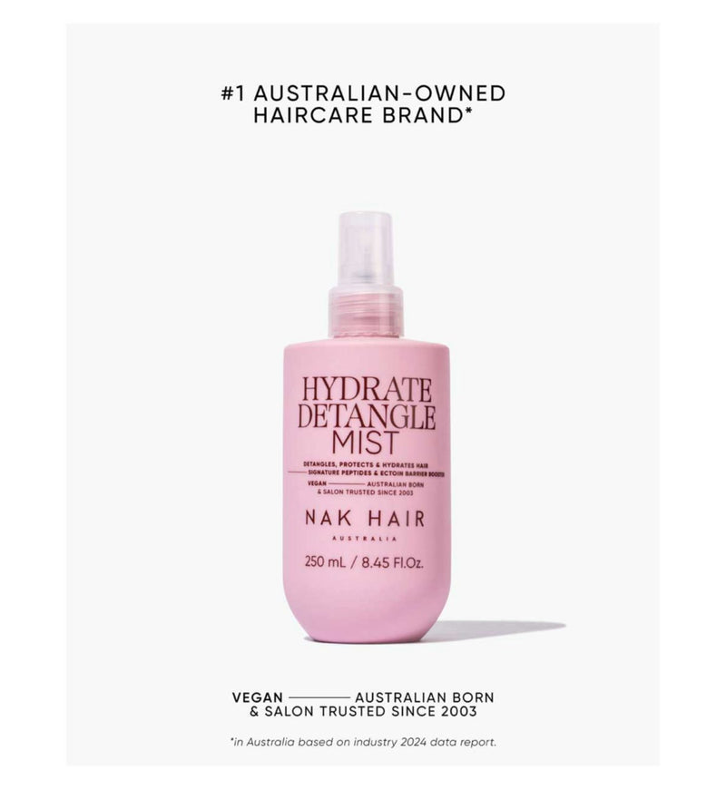 NAK Hydrate Detangle Mist 250ml, UK version